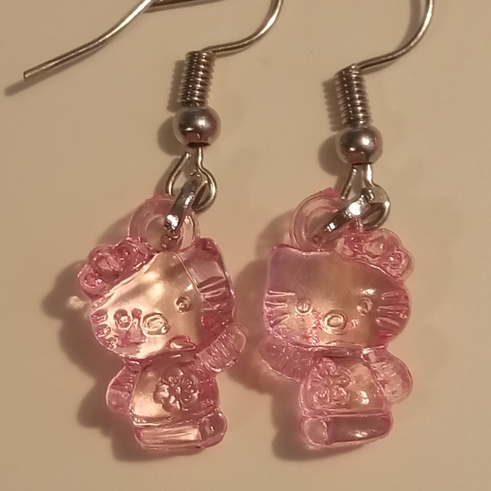 Light Pink Hello Kitty Earrings